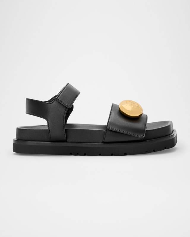 Pebble Fussbett Leather Sandals